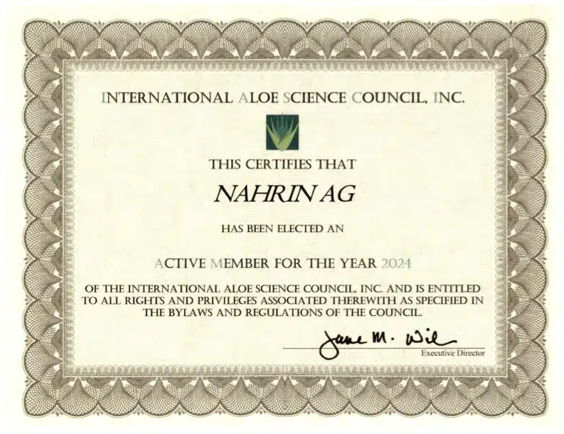 alavijas yra sertifikuotas - Nahrin LT alavijas yra sertifikuotas