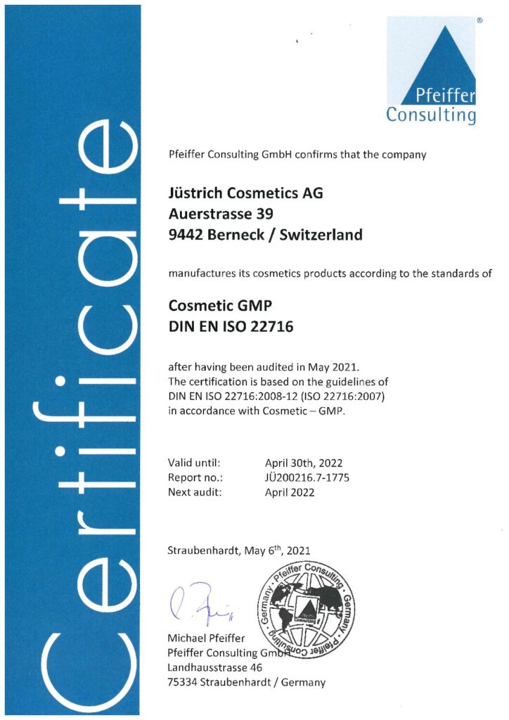 GMP sertifikatas - Nahrin LT