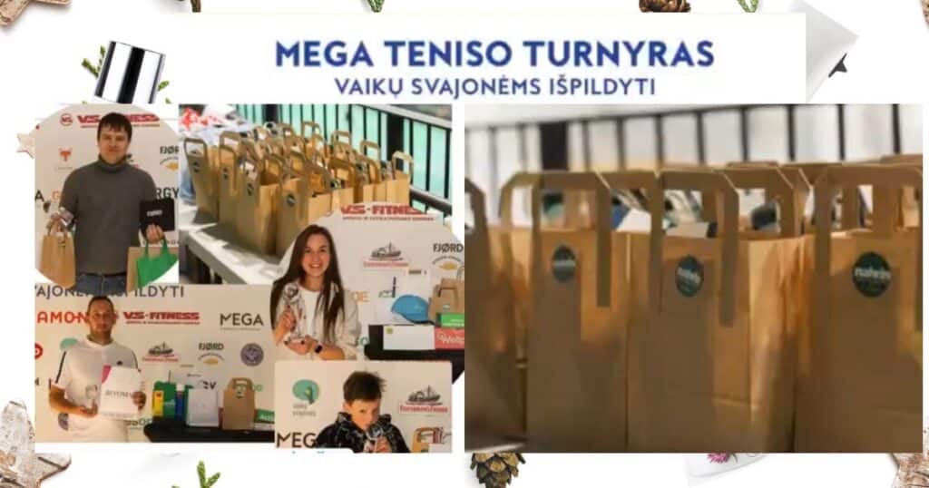 Teniso turners Vaikų svajonėms pildyti