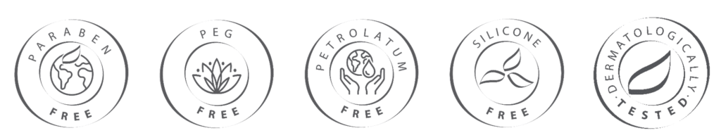 Be parabenų, be PEG, be petrolatumo, be silikono, dermatologiškai patikrinta